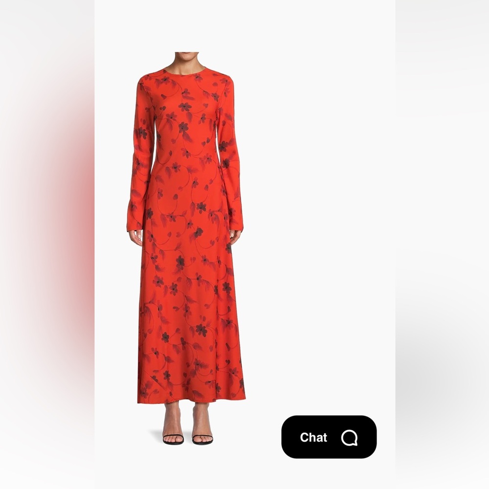 Faithfull the Brand Mesa Red Long sleeve Dress
